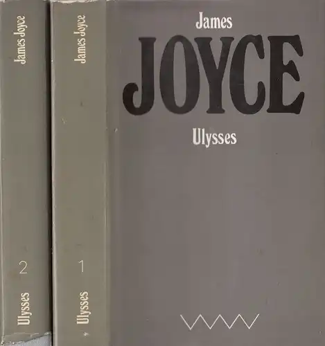 Buch: Ulysses, Joyce, James. 2 Bände, 1980, Verlag Volk und Welt, gebraucht, gut