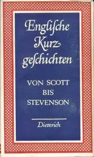 Sammlung Dieterich 56, Englische Kurzgeschichten von Scott bis Stevenson, Hecht