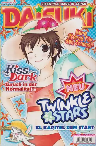 Manga-Magazin: Daisuki 2010 Nr. 8, Carlsen Verlag, Mangas, Shojo, gebraucht, gut