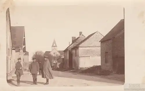 AK Drei Soldaten, Postkarte. Fotokarte, gebraucht, gut