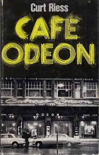 Buch: Cafe Odeon, Riess, Curt. 1973, Europa Verlag, gebraucht, gut