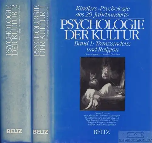 Buch: Psychologie der Kultur, Condrau, Gion. 2 Bände, 1982, Beltz Verlag