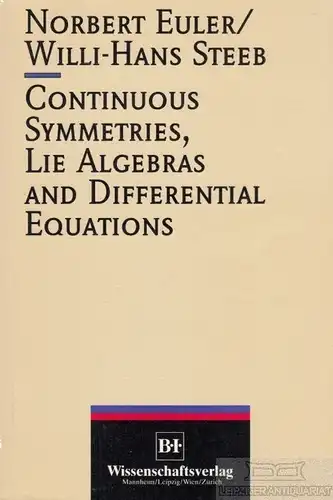 Buch: Continuous Symmetries, Lie Algebras and Differential Equations, Euler