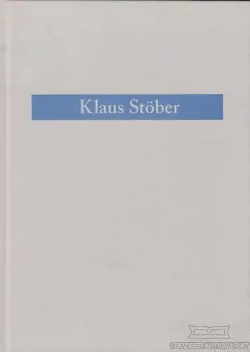 Buch: Neue Bilder, Stöber, Klaus. 1998, Galerie und Edition Verlag