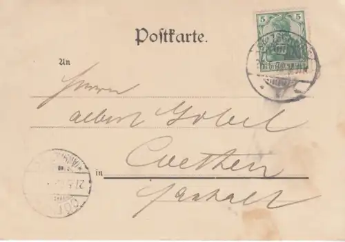 AK Bad Salzschlirf. ca. 1902, Postkarte. Serien Nr, ca. 1902, Verlag F.J. Beck