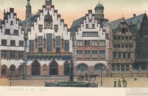 AK Frankfurt a.M. Römer. ca. 1913, Postkarte. 1913, gebraucht, gut