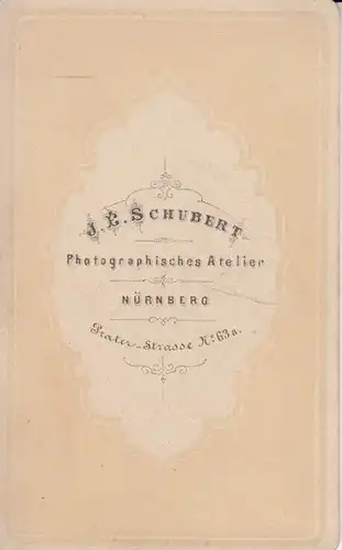 Portrait bürgerlicher Herr, Fotografie. Fotobild, 1865, Atelier J. E. Sch 270164