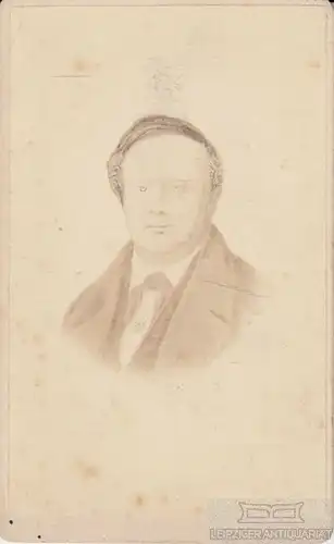 Portrait bürgerlicher Herr, Fotografie. Fotobild, 1865, Atelier J. E. Sch 270163