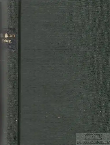 Buch: H. Heine - Denkwürdigkeiten und Erlebnisse aus meinem... Steinmann. 1857