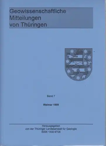 Buch: Geowissenschaftliche Mitteilungen von Thüringen. Band 7. 1999