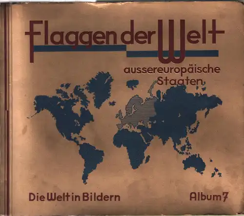 Album: Flaggen der Welt, Cigaretten Bilderdienst, gebraucht, gut