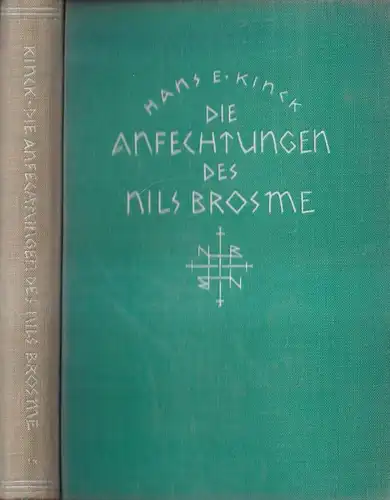 Buch: Die Anfechtungen des Nils Brosme, Roman. Kinck, Hans E. , 1926, H. Haessel
