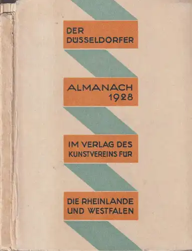 Buch: Der Düsseldorfer Almanach 1928, Verlag des Kunstvereins für die Rheinlande