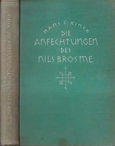 Buch: Die Anfechtungen des Nils Brosme, Roman. Hans E. Kinck, 1926, H. Haessel