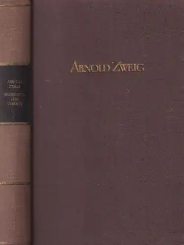 Buch: Erziehung vor Verdun, Roman, Zweig, Arnold. 1969, Aufbau Verlag
