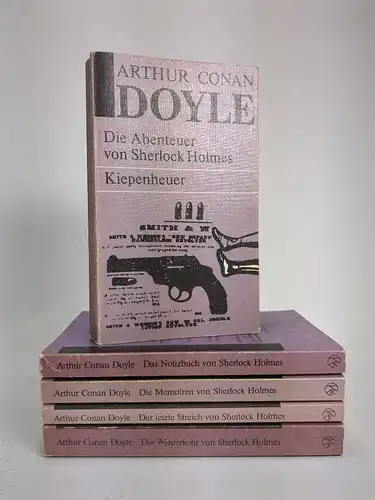 5 Bücher Sherlock Holmes. Doyle, Arthur Conan, Gustav Kiepenheuer Verlag