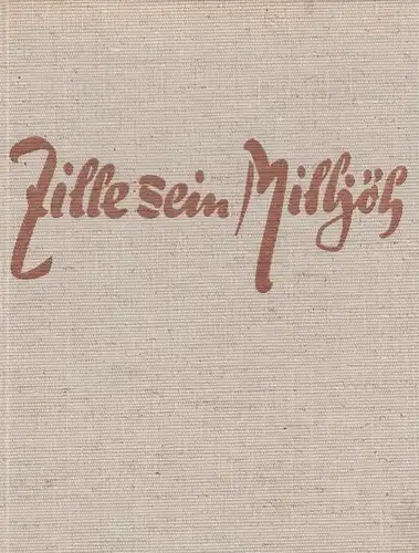 Buch: Zille sein Milljöh. Schumann, Werner, 1961, Fackelträger-Verlag