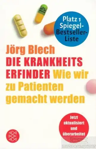Buch: Die Krankheitserfinder, Blech, Jörg. Fischer, 2005, gebraucht, gut