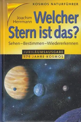 Buch: Welcher Stern ist das?, Herrmann, Joachim. Kosmos Naturführer, 1997