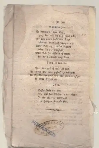 Buch: Was bedeutet Landsturm und Landwehr? von Ernst Mortz Arndt, Arndt. 1814