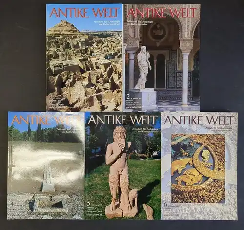 Antike Welt Heft 1+2, 4-6 / 2003, ohne Heft 3, Philipp von Zabern, 5 Hefte