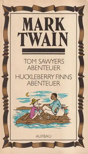 5 Bücher Mark Twain, Aufbau Verlag, Springfrosch, Bummel, Yankee, Abenteuer