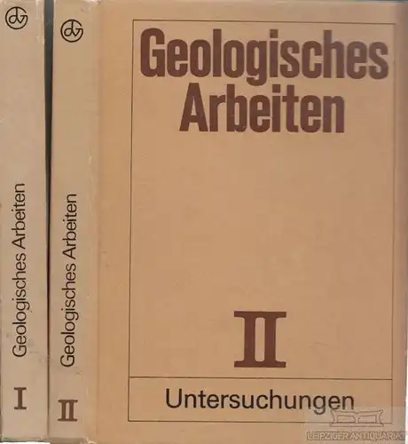 Buch: Geologisches Arbeiten Band I, Düring, Paul-Heinz. 2 Bände, 1985