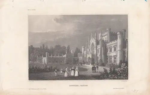 Lowther-Castle. aus Meyers Universum, Stahlstich. Kunstgrafik, 1850 265679