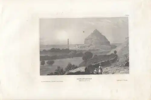 Dowlutabad (Ostindien). aus Meyers Universum, Stahlstich. Kunstgrafik, 1850