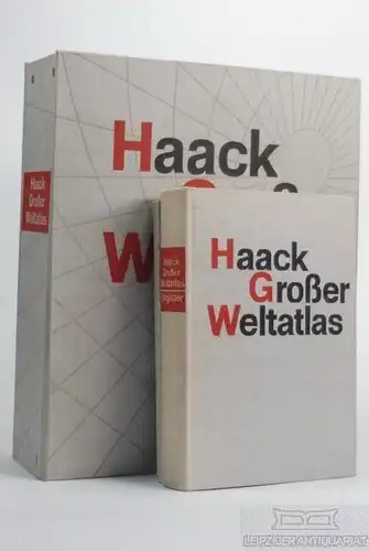 Buch: Haack Großer Weltatlas. 3 Teile, Langner, Helmut. 3 Bände, 1968 ff