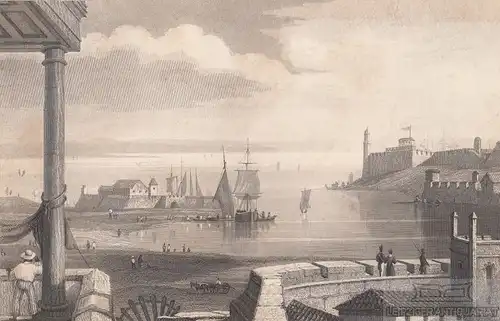 Havannah. aus Meyers Universum, Stahlstich. Kunstgrafik, 1850, gebraucht, gut
