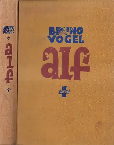 Buch: Alf. Eine Skizze, Vogel, Bruno, 1929, Gilde freiheitlicher Bücherfreunde