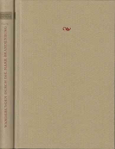 Buch: Wanderungen durch die Mark Brandenburg, Fontane, Theodor. 2 Bände, 2009