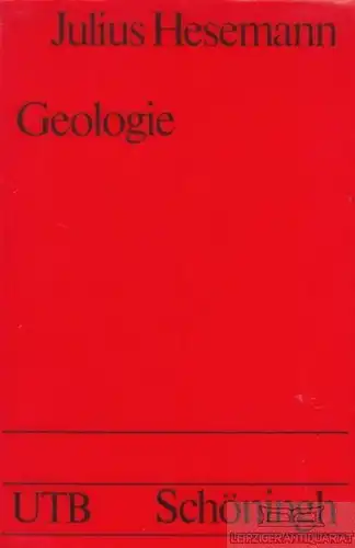 Buch: Geologie, Hesemann, Julius. Uni-Taschenbücher, 1978, Schöningh Verlag