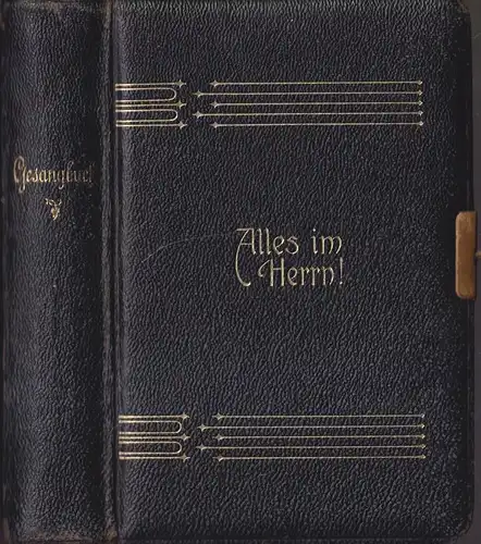 Buch: Evangelisches Gesangbuch für die Provinz Sachsen. 1911, mit Metallschließe