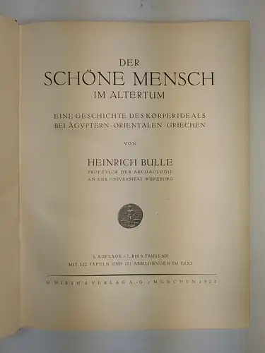 Buch: Der Stil in den bildenden Künsten aller Zeiten, 3 in 2 Bänden, 1922, Hirth