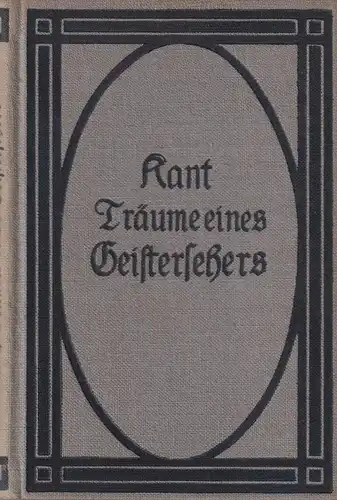 Buch: Träume eines Geistersehers, Immanuel Kant, Reclam Verlag, gebraucht, gut