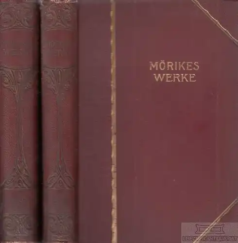 Buch: Mörikes Werke in vier Teilen, Mörike, Eduard. 4 in 2 Bände, 1914 14994