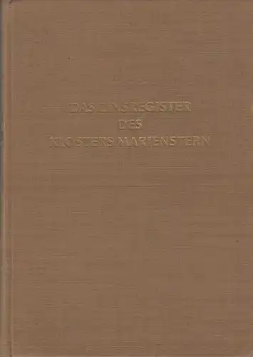 Buch: Das Zinsregister des Klosters Marienstern, Haupt, Walther, 1957, Domowina