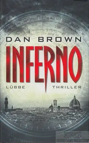 Buch: Inferno, Brown, Dan. 2013, Gustav Lübbe Verlag, Thriller, gebraucht, gut