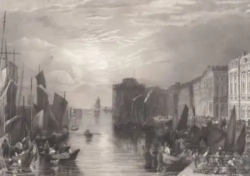 Havre. aus Meyers Universum, Stahlstich. Kunstgrafik, 1850, gebraucht, gu 264973