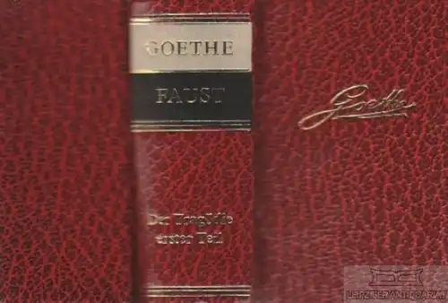 Buch: Faust, Goethe, Johann Wolfgang. 1976, Offizin Andersen Nexö