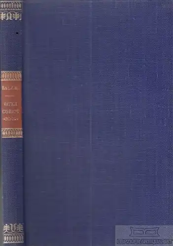 Buch: Vater Groriot, Balzac, Honore de. Gesammelte Werke, 1953, Rowohlt Verlag