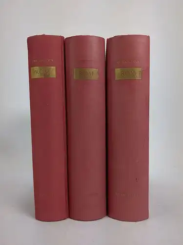 Buch: Geschichte der Stadt Rom, Gregorovius, Ferdinand. 3 Bände, 1953, WBG