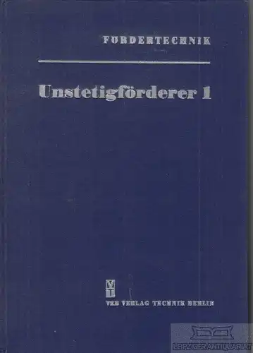 Buch: Unstetigförderer 1, Pajer, G. / Scheffler, M. / Kielhorn, H. u.a. 1976