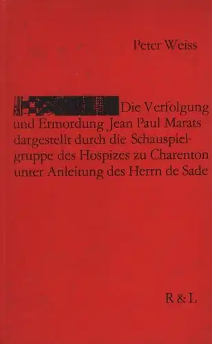 Buch: Die Verfolgung und Ermordung Jean Paul Marats, Weiss, Peter. 1965