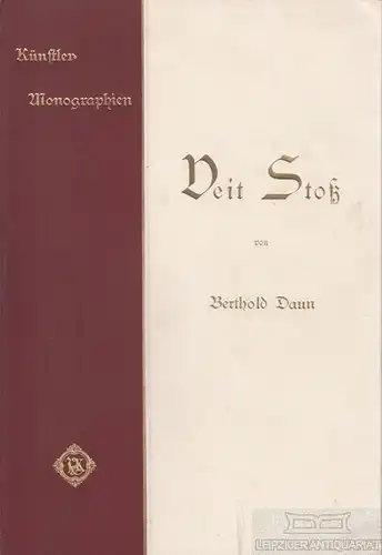 Buch: Veit Stolz, Daun, Berthold. Künstler-Monographien, 1906, gebraucht, gut