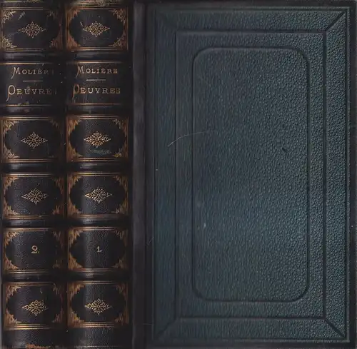 Buch: Oeuvres Tome 1 + 2, Moliere, 1873, Firmin-Didot, Französisch / en francais