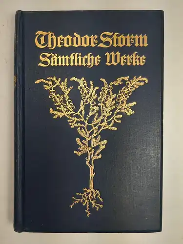 Buch: Theodor Storm - Sämtliche Werke, 8 Bände, 1917, Verlag Georg Westermann