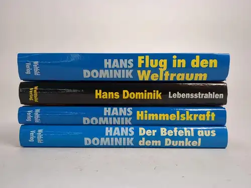 4 Bücher: Hans Dominik - Science-fiction-Romane, Himmelskraft, Lebensstrahlen ..